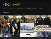 Tablet Screenshot of kabeles.com